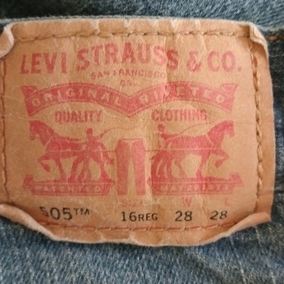 Levis 505 pants size 16 Regular - Picture 9 of 12